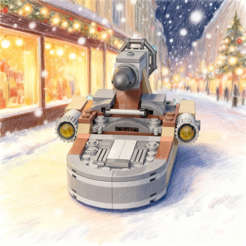 

Набор строительных блоков MOC X 34 LandSpeeder Star Battle, 164 детали, креативный подарок для самостоятельной сборки, декор для демонстрации, премиум-класс, для взрослых и детей, настольный конструктор