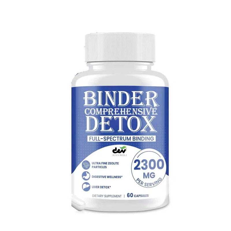 2300 MG Cleaning Binder Supplement, Activated Carbon, Zeolite, Bentonite - Liver and Intestinal Cleansing, Digestion