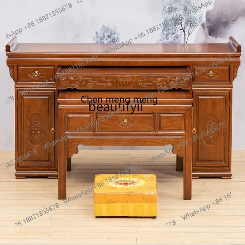 

ss новый длинный узкий стол из массива дерева, алтарь Будды, храм Буддийского зала, домашний стол Будды, гостиная, молитвенный алтарь, стол