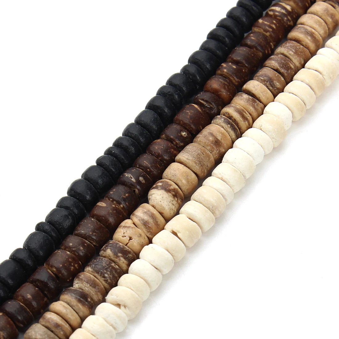 110/300pcs Coconut Shell Natural Wooden Beads Colorful Wooden Spacers Beads For Jewelry Making DIY Necklace Bracelet Accessories view 5