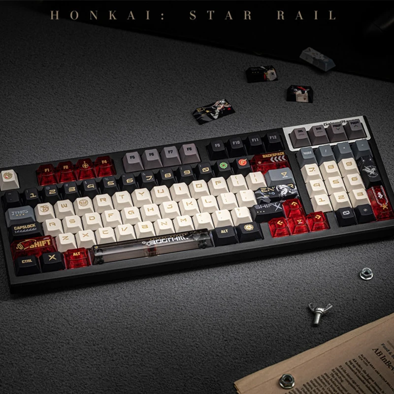 

Механическая клавиатура Honkai: Star Rail Boothill His Precious Wireless Tri-Mode с 16 миллионами RGB-цветов и регулируемой подсветкой