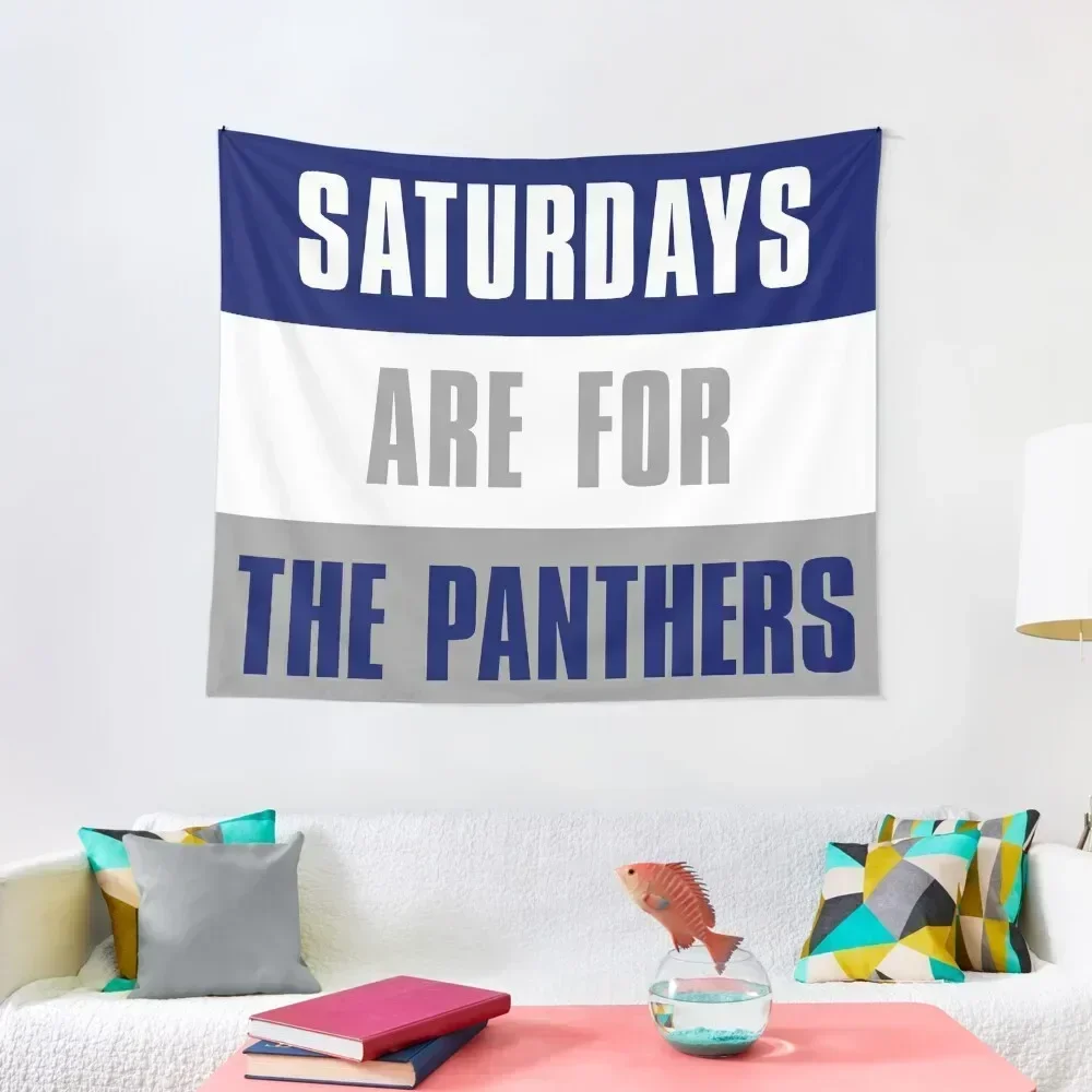 

Saturdays are for The Panthers, Middlebury College Tapestry Art Mural Room Decoration Aesthetic Tapestry