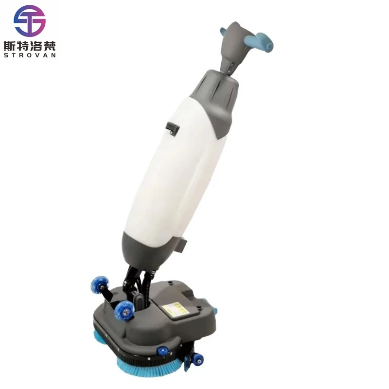 K6 Dual Scrubber Machine Best Selling 2025 Mini Electric Walk-behind Burnisher New 520mm Cleaning Width Floor