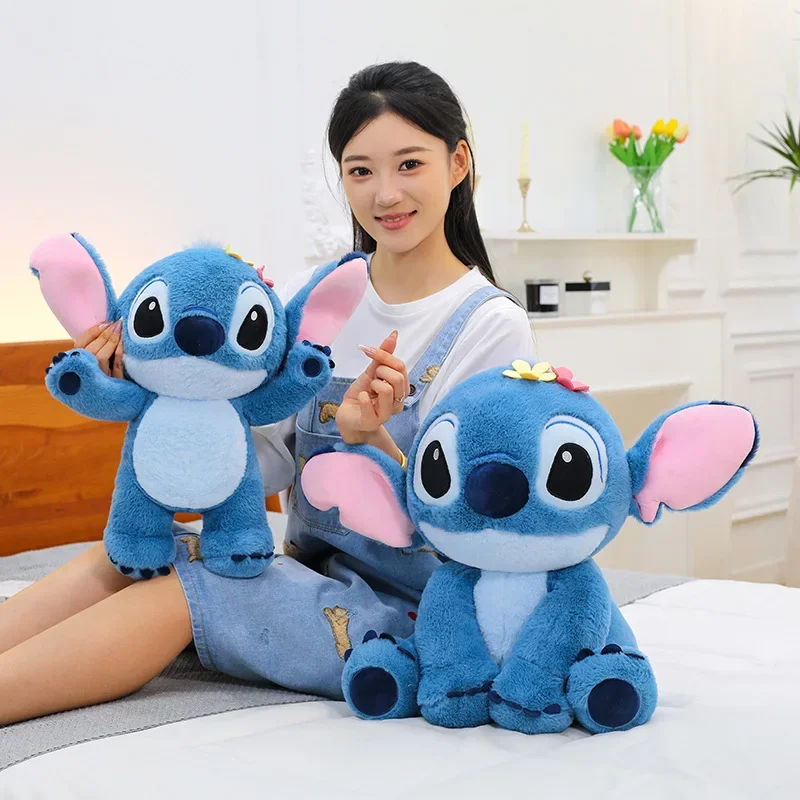 

30/55 см Лило и Стич Дисней плюшевые игрушки стоячая поза Kawaii аниме мультфильм плюшевые куклы Стич мягкий подарок для детей на Рождество