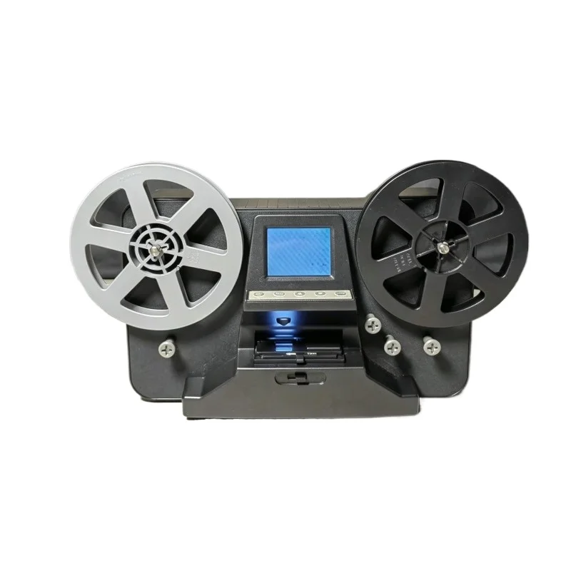 Portable 8mm Super8 Film Viewer Digitizer Convert Roll Film To Digital MP4 Video Built-in LCD Screen Film Scanner