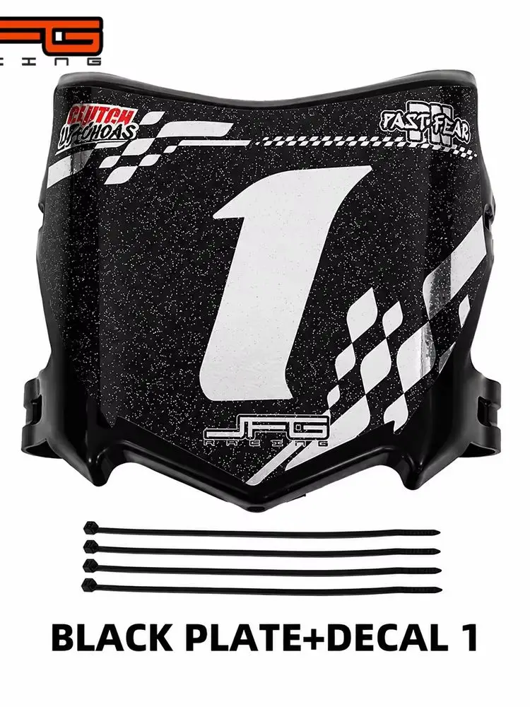 Przednia tablica rejestracyjna do Surron Talaria E-Ride Pro Q20 Tuttio Soleil 01 Ebox Dragster ETM RTR Dirt E-Bike z naklejką — 2