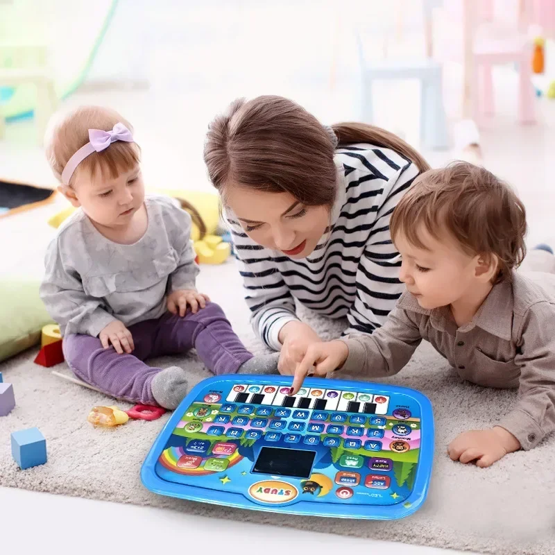 Kids Educational Tablet Toy Age 3+ Literacy Math Music Learning Machine Multifunctional Learning Toy Birthday Christmas Gifts