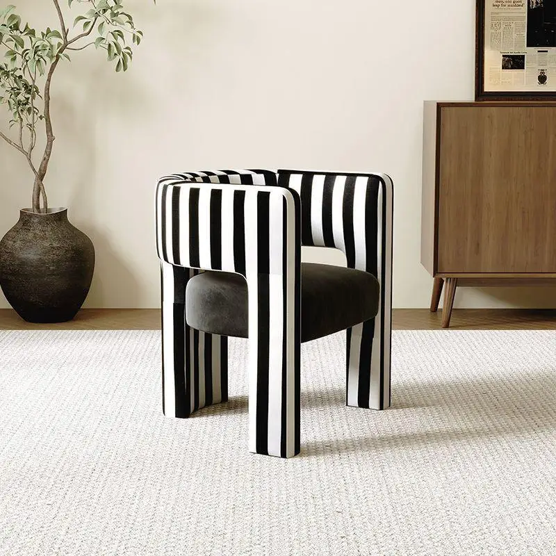 dining chair Home restaurant Internet celebrity chair Modern light luxury negotiation table and chair Reception back chair