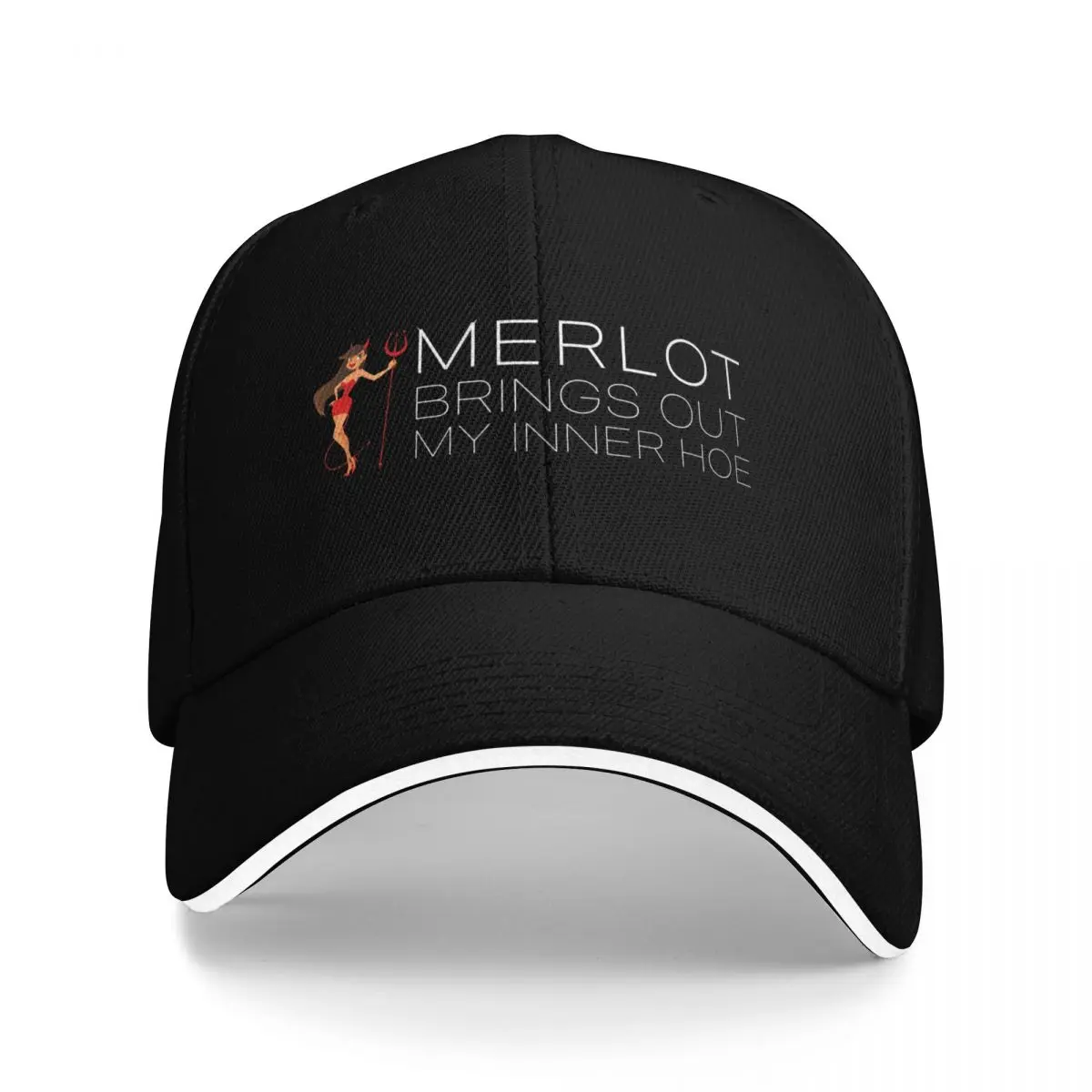 

ALCOHOL - Merlot brings out my inner hoe Baseball Cap sun hat Hood winter hats for men Hats For Men Women's
