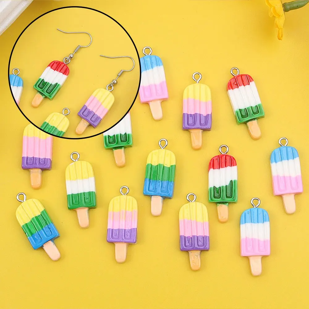 

3/8/14 шт. разноцветный кулон в форме ледяной палочки, серьги-ожерелья «сделай сам», подарок на Рождество, День святого Валентина, День Благодарения, аксессуары