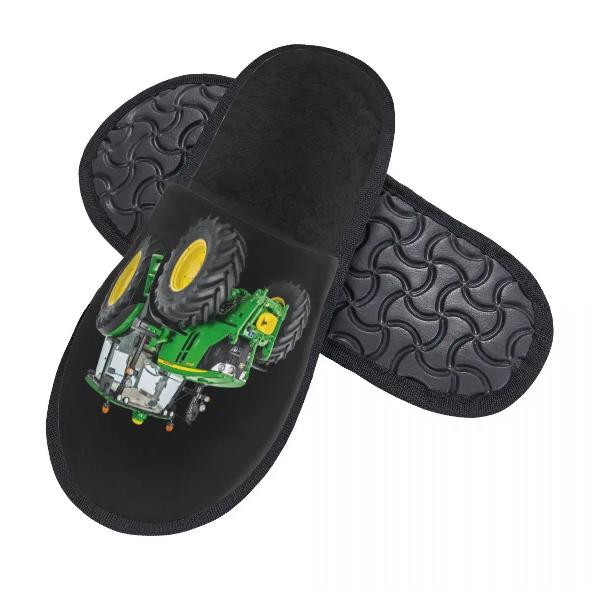 Custom Tractor Guest Slippers for Bathroom Women House Slipper