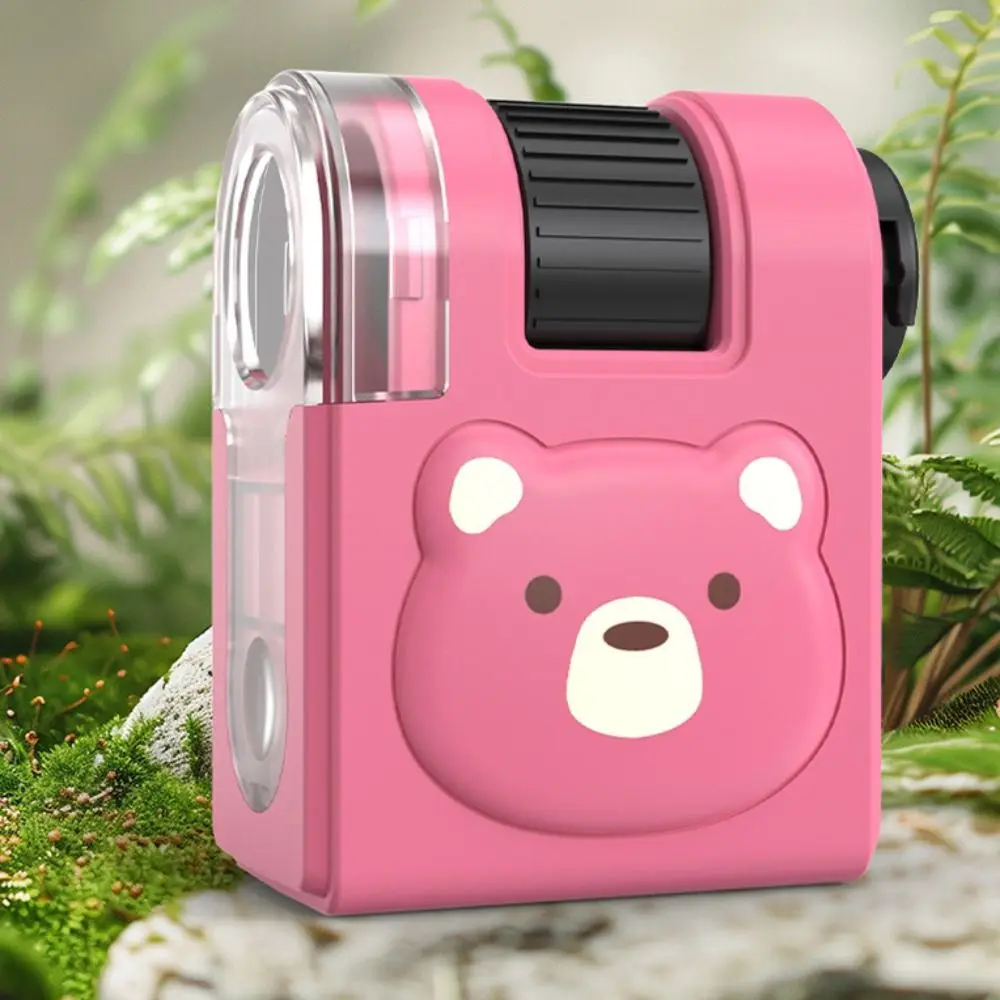 Latarka LED z mikroskopem 80x, mini mikroskop kieszonkowy, powiększenie 80x, przenośny mikroskop, wytrzymały, lekki mikroskop kieszonkowy