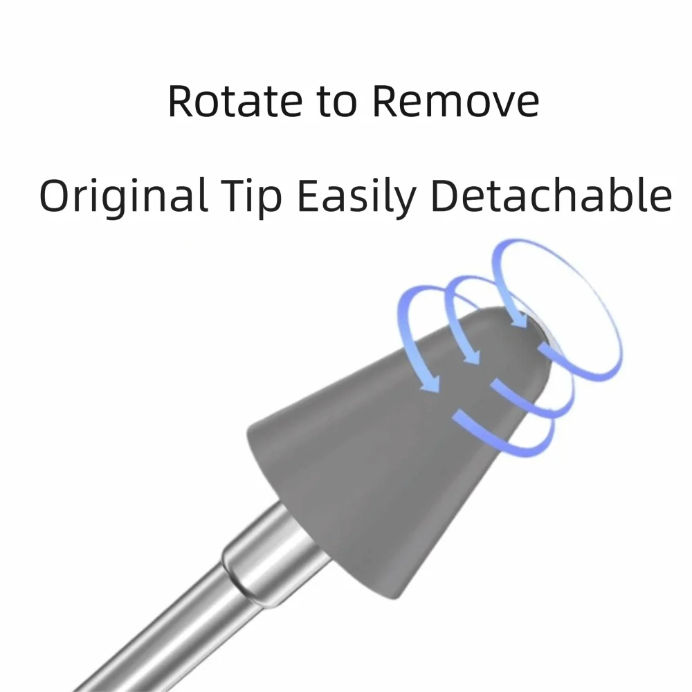 Sensitive Metal Replacement Stylus Pencil Tips Wear-resistance Mute Design Stylus Needle Tube Pen Nib for Lenovo