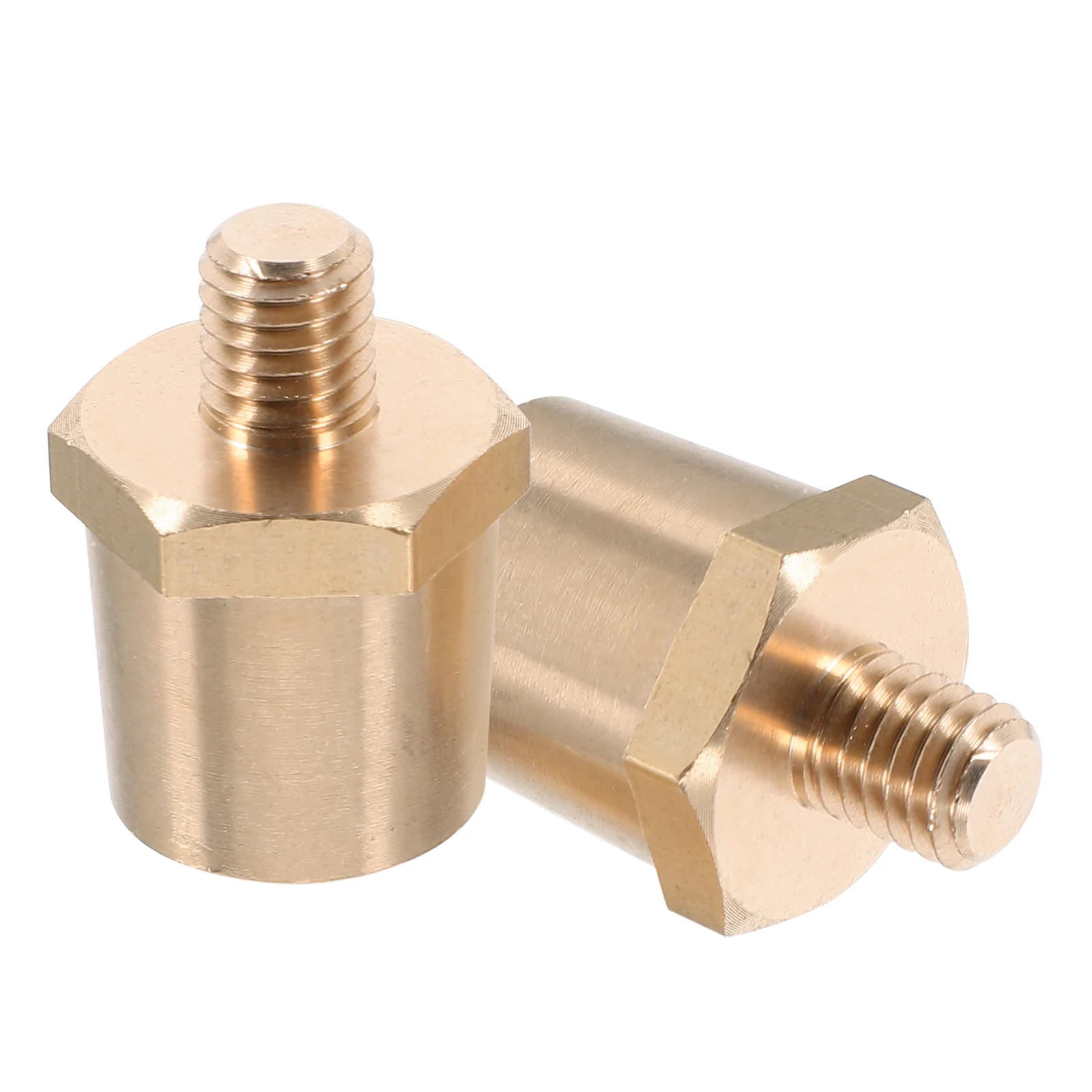 

2PCS Terminal Connectors 8mm Thread Regular Post Brass Adapters Car Side Terminals Truck Accessories