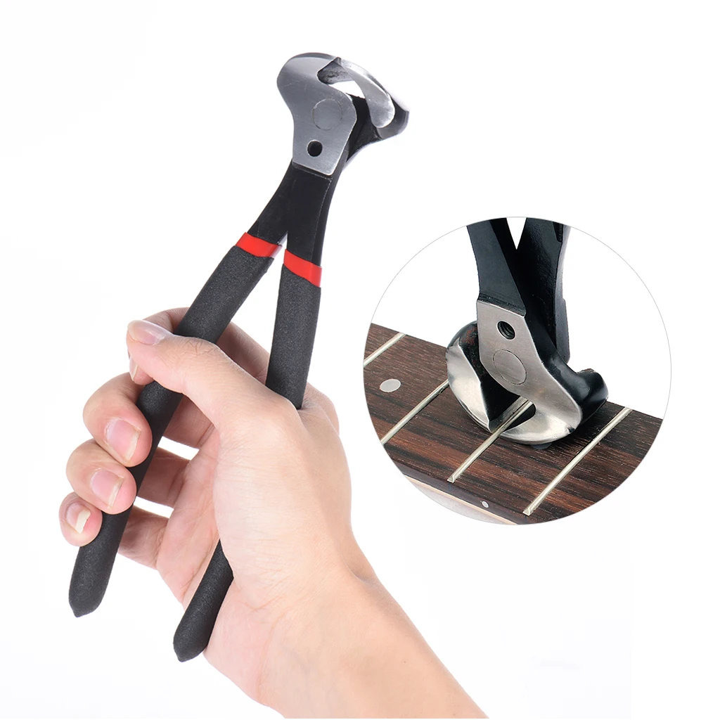 Professional Stainless Steel Luthier Tool Guitar Bass Fret Wire Nipper String Cutter Repair Accessory image 2