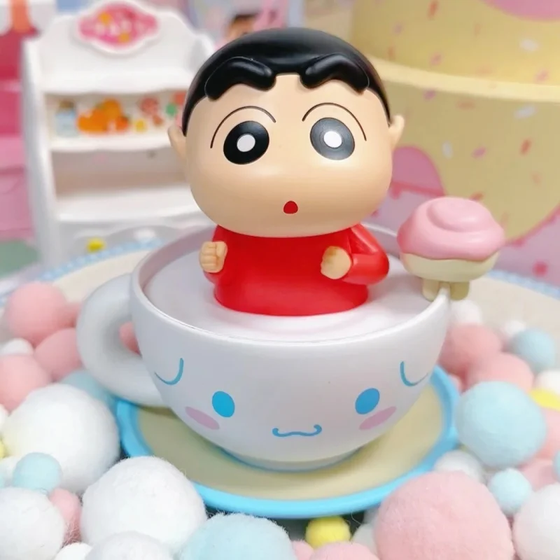 

Новый Toptoy Cinnamoroll X Crayon Shin-Chan Wonderland Series Blind Box Фигурка Kawaii Doll Mysterious Box Игрушка-сюрприз в подарок