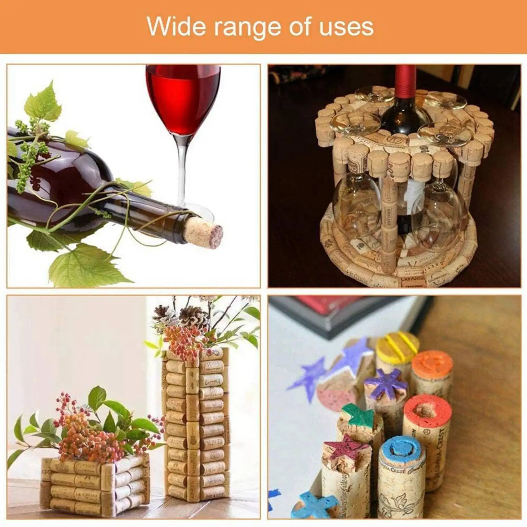 TFTP-200X Wine Corks, Wooden Cork Wine Bottles Cork For Natural Corks Cork For Wooden Wine Corks For Decoration And Hobbies