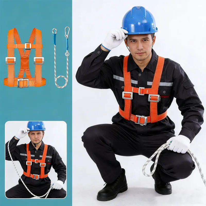 

Adjustable Safety Vests Outdoor Safety Harness Five-point High Altitude Work Safety Belt Outdoor Rock Climbing Protect Equipment