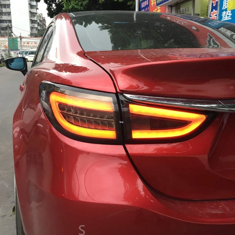 Auto Back Lamps For Mazda Atenza 2014-2019 LED Car Taillights Assembly Upgrade Maserati Style Flashing Signal Light Accessories - Image 4