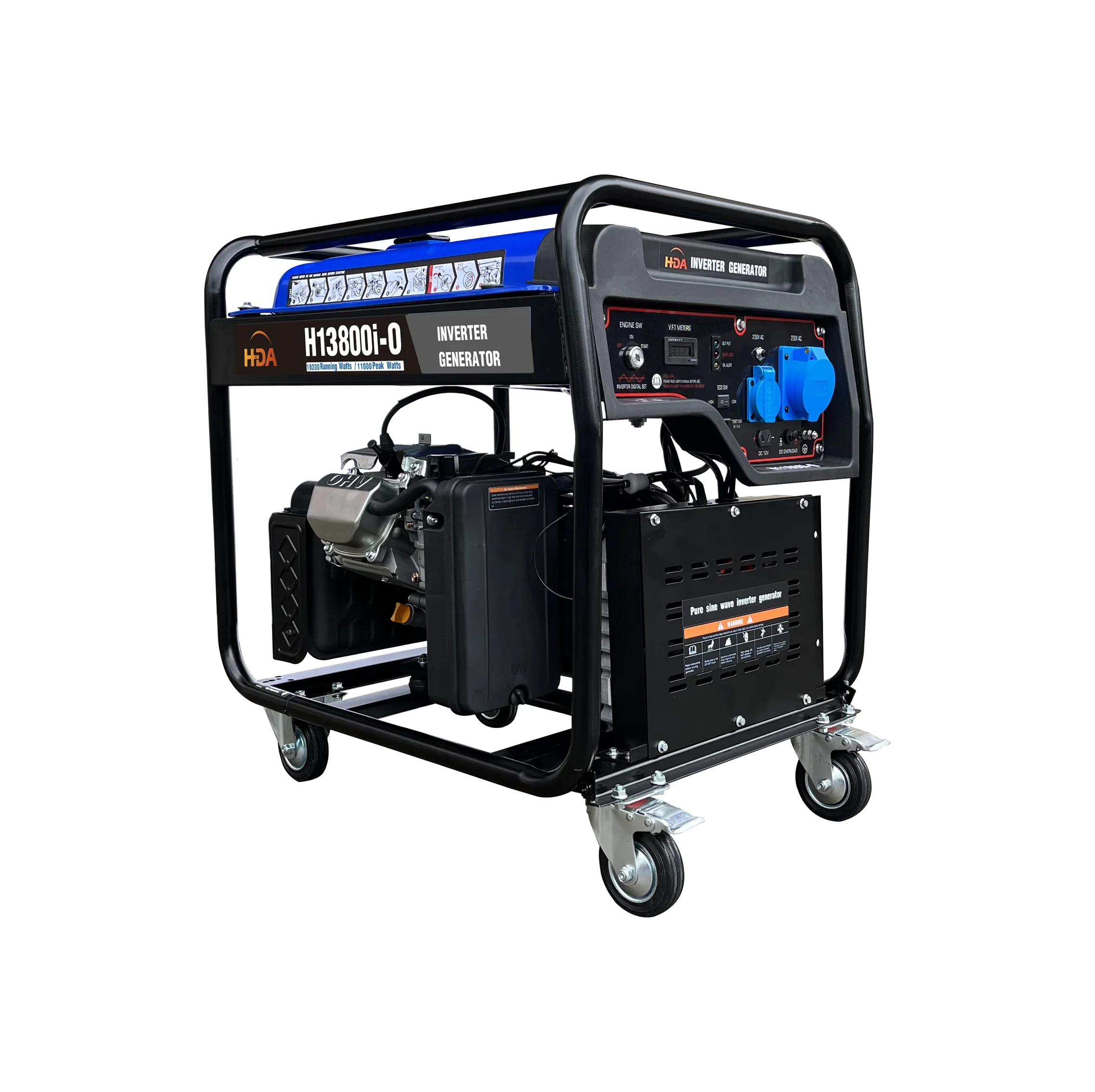 inverter generator dual-voltage 3 phase 10kw 11KW 12KW source alternator Hilda big power  digital electric gasoline