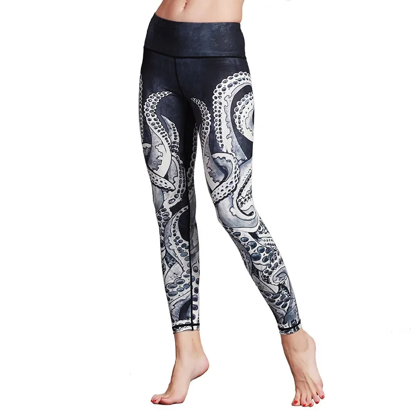 

Female New Arrival Cool Individual Leggings 2023 Octopus 3D Print Fashion Legging Bodycon Slim Fitness Pant L0011 High Quality