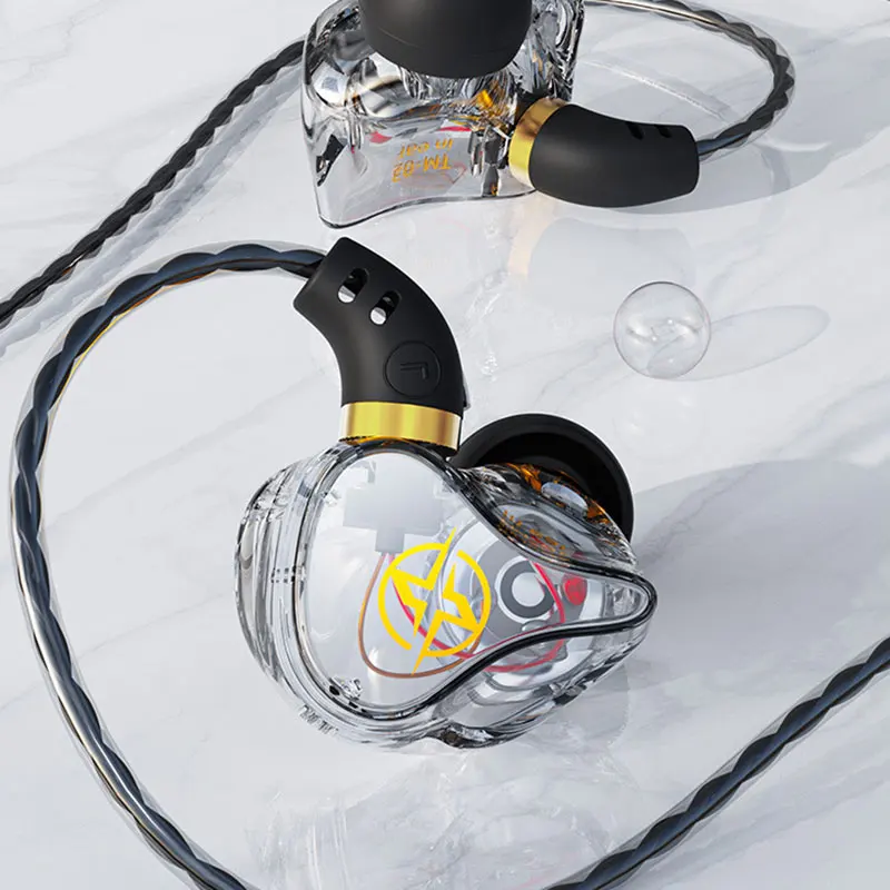 سماعات رأس رياضية سلكية من EARDECO-Bass مع ميكروفون ، سماعات أذن ستيريو داخل الأذن ، سماعة رأس عالية الجودة ، سماعات أذن HiFi