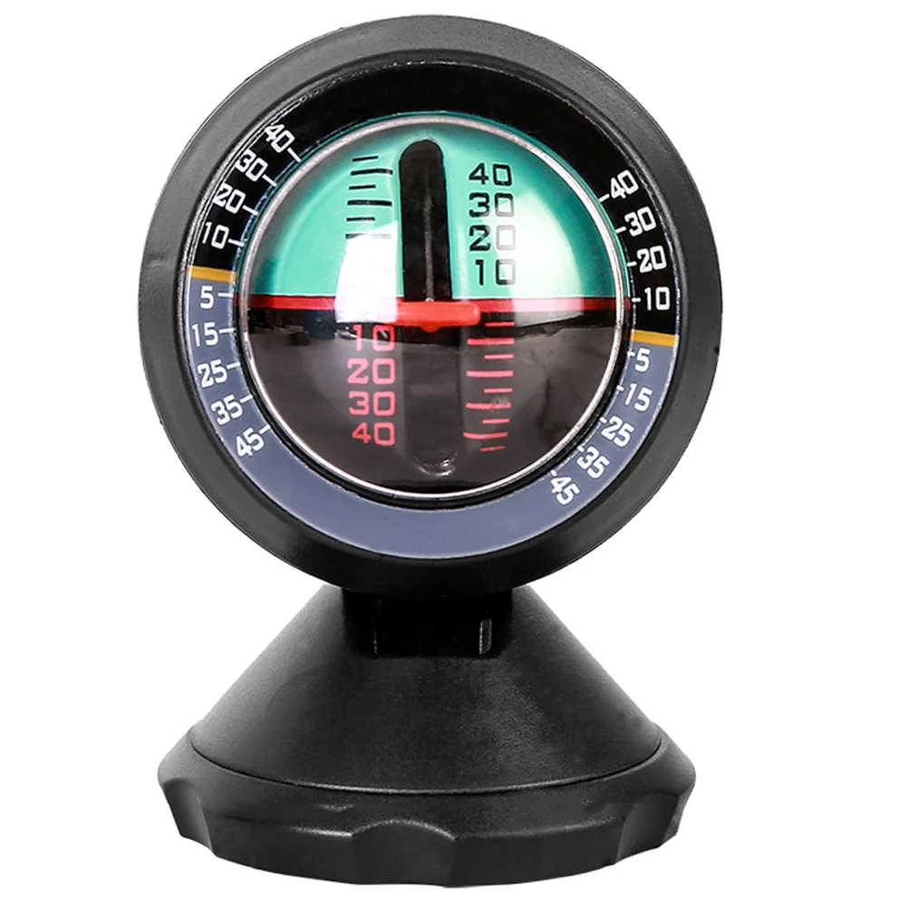 

Car Inclinometer Tilt Gauge Slope Meter Versatile Tool for Driving Boating Biking Lightweight Design Car Inclinometer