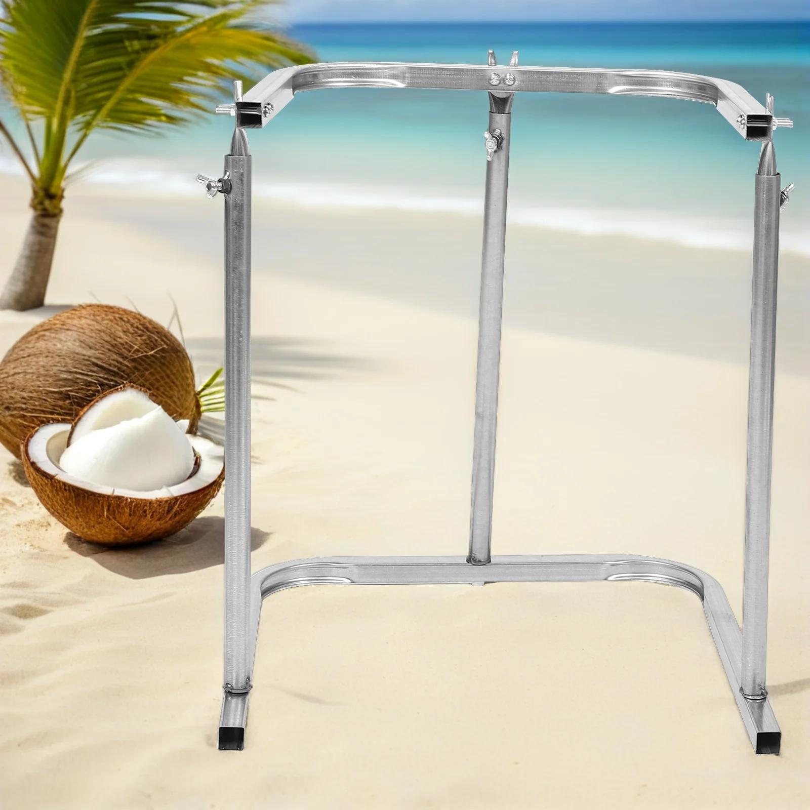 

Leaf Bag Holder Stand Heavy Duty Metal Trash Bag Holder 30-50 Gallon Portable Yard Waste Station for Garden Camping Lawn Home