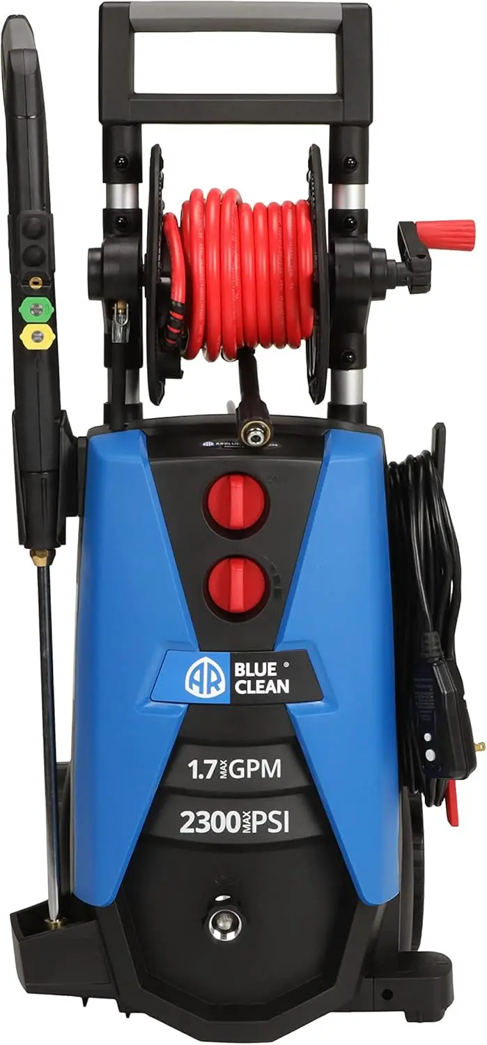Electric Pressure Washer-2300  , 1.7 GPM, 13 Amps Quick Connect Accessories, Integrated Design, On Boar