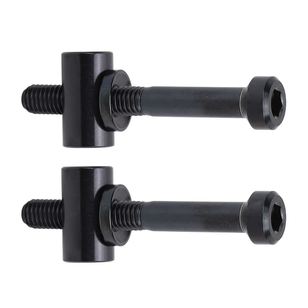 2PCS Titanium Alloy Bike Seatpost Screw M5 Thread Lightweight Bike Seatpost Fixed Bolt 40mm Length Bike Seatpost Fixing Screw