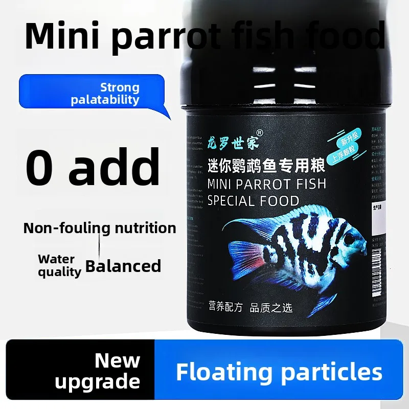

LONGLUOSHIJIA Dwarf Cichlid Food - Micro Pellets for Electric Blue Rams & Small Tropical Fish | Starter Formula for Apistogramma