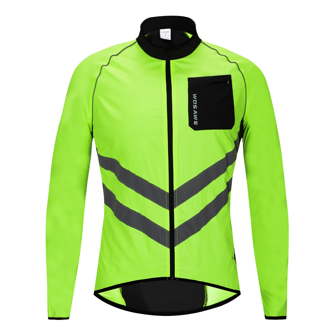 WOSAWE Unisex Windbreaker Windproof Cycling Clothing Winter Long Sleeves Bicycle Jacket Mountain Bike Riding Wind Coat