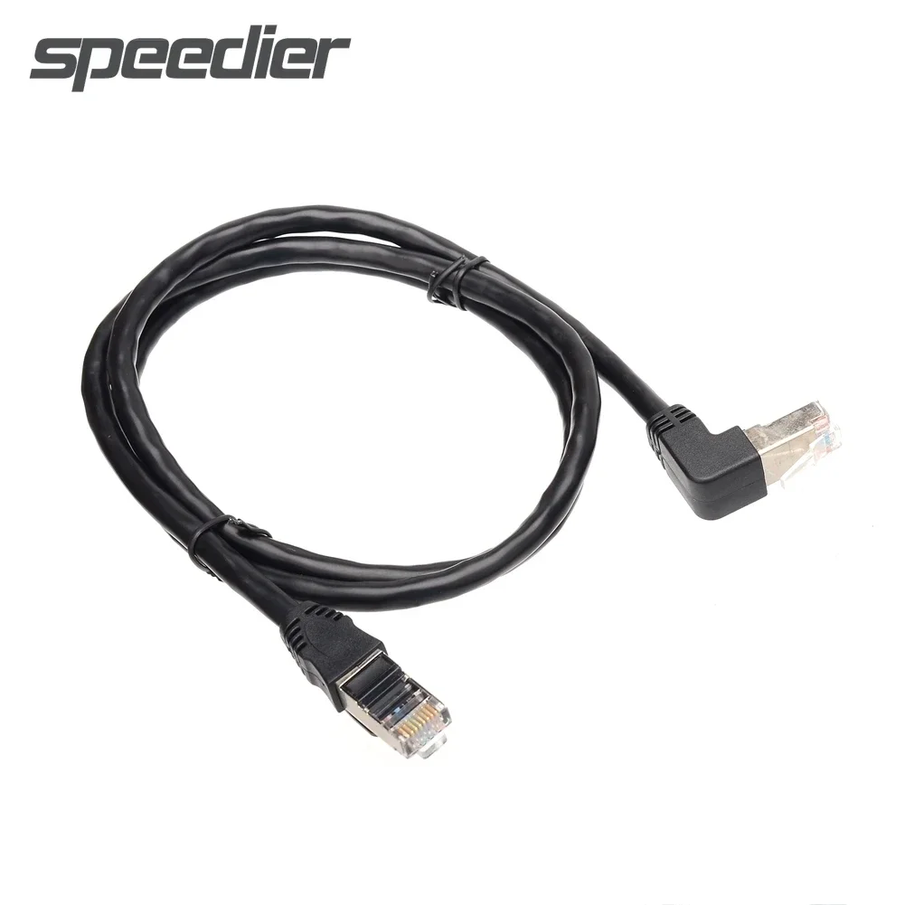 Double 90 Elbow Up Down Right Angled 26AWG Cat5e CAT6 8P8C FTP STP UTP Cat 5e Ethernet Network Cable RJ45 Lan Patch Cord 0.5m-5m