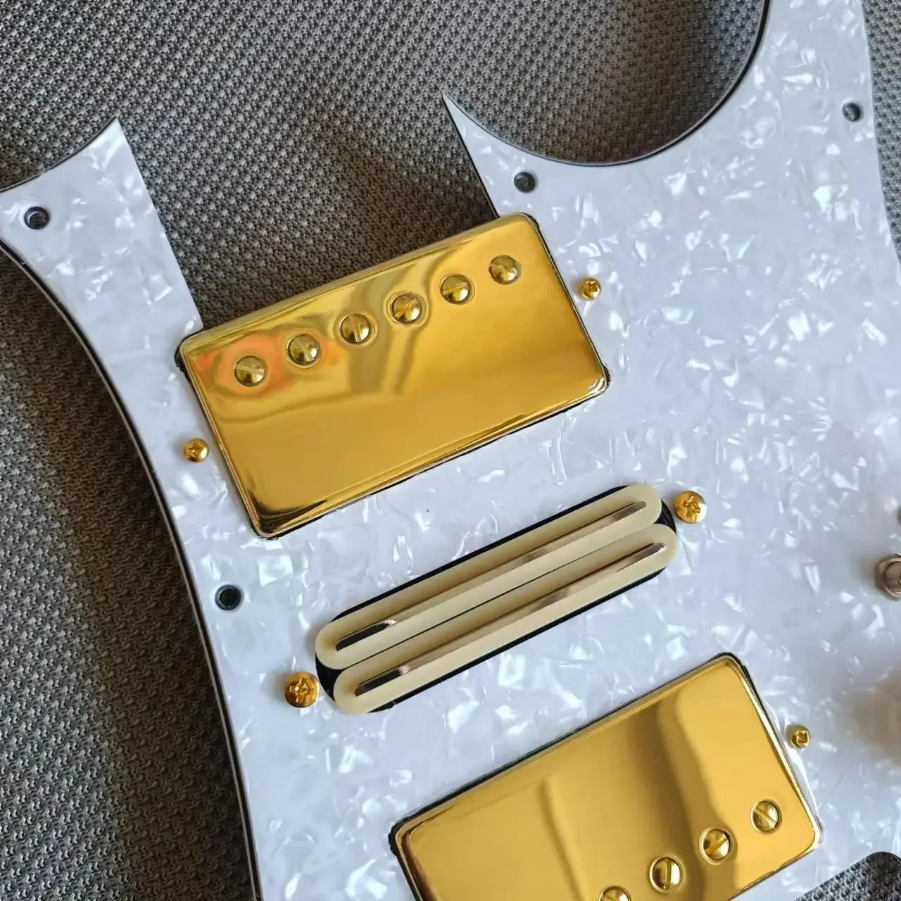 Upgrade Prewired HSH RG Pickguard Loaded Gold WVC Alnico V Pickup Set Multi Switch Split Coil Humbucker Pickups Wiring Harness