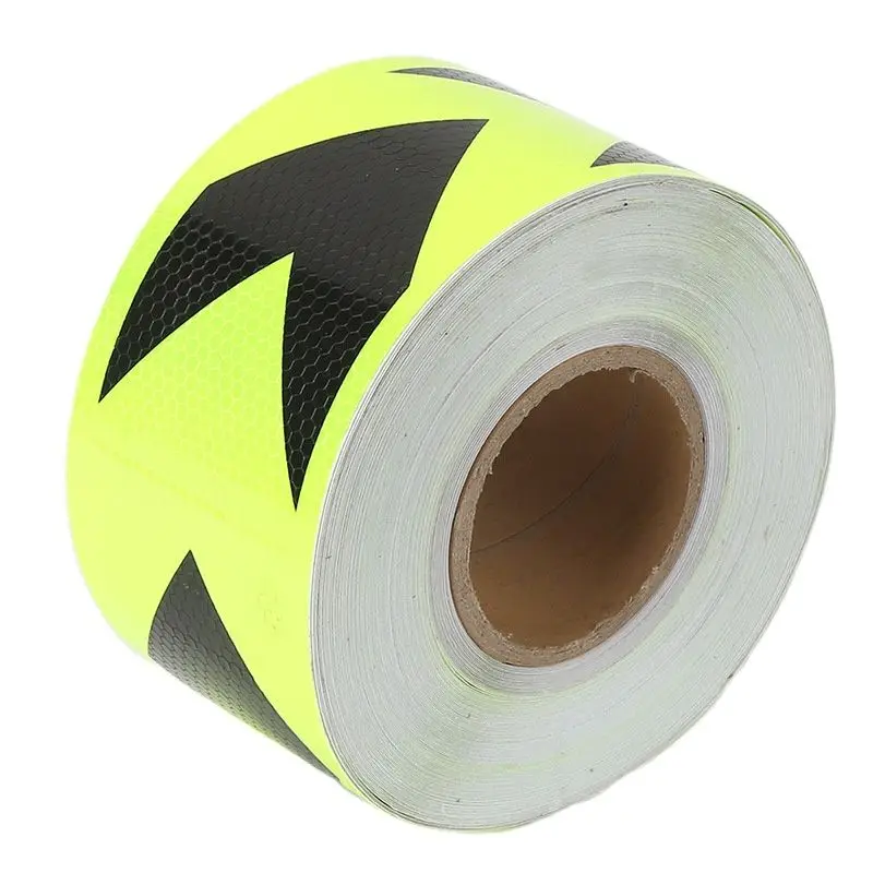 

Arrow Road Traffic Safety Warning Reflective Tape For Construction Sites