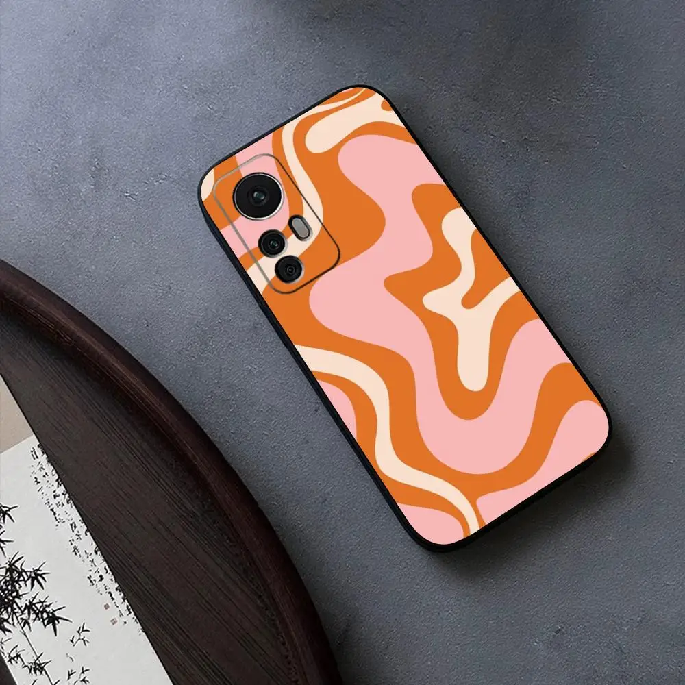 Abstract Swirl Pattern for Xiaomi Redmi Note 13 14 10 12 Pro POCO X5 F4 F5 Pro 12 13 11T Lite Ultra Fundas Cover