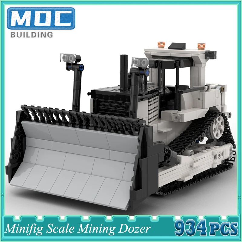 NEW Technical Series Truck Model Minifig Scale Cars Dozer MOC Building Blocks DIY Bricks Display Toys Assemble Creative Gifts