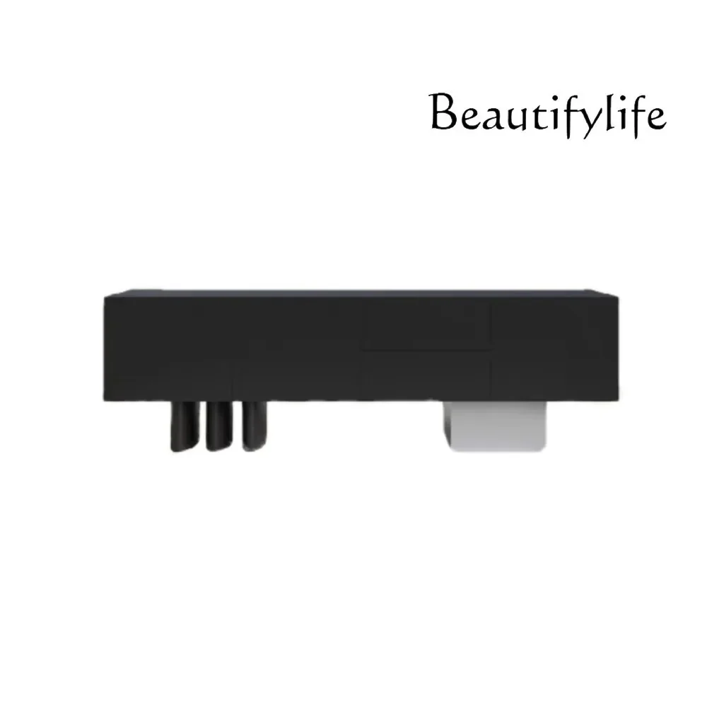 

muebles de salónModern Minimalist TV Cabinet Nordic Small Apartment Side Cabinet Light Luxury Elegant Living Room Cabinet Italia