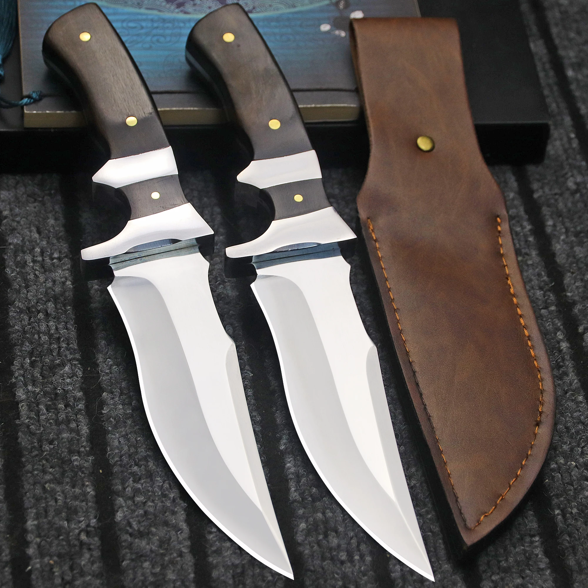 WPKOPYA 440C high-hardness sharp fixed blade, suitable for outdoor activities and EDC tools, collectible knife