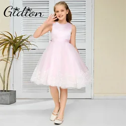 Princess Flower Girl Dress For Kids Tutu Wedding Birthday Evening Party Prom Ball Junior Bridesmaid Dress Pretty Dress For Girl