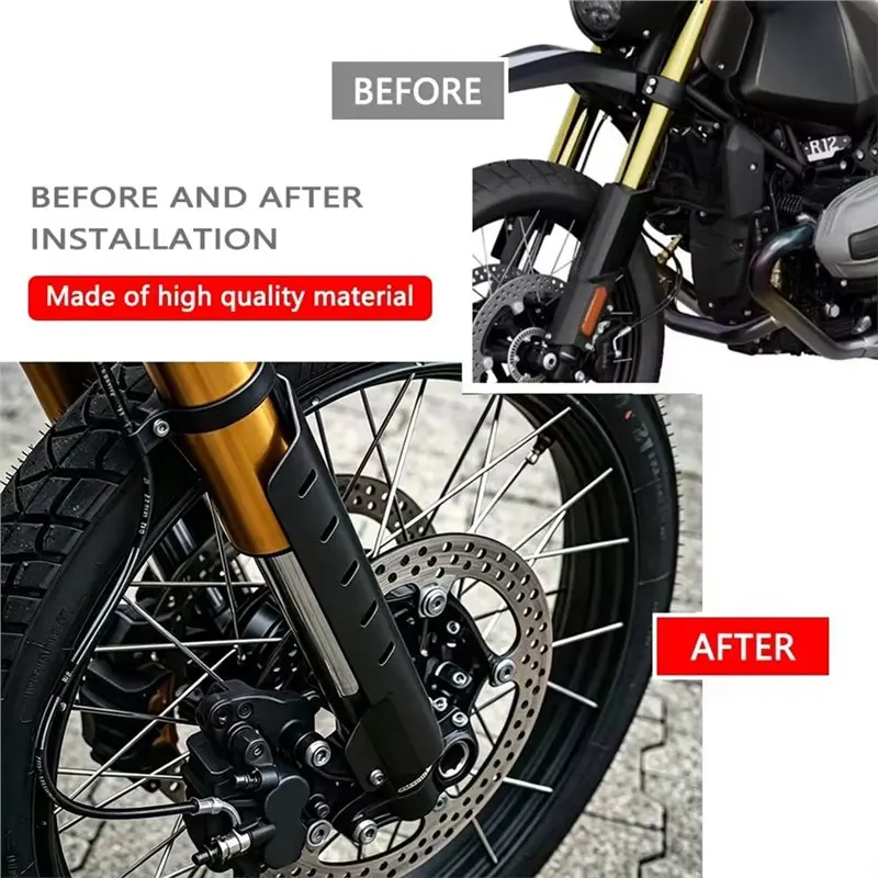 AS57-Shock Absorber Protection Cover Frame Protector Guard For BMW R12GS R12 GS R 12 G/S 2025-2026 Front Fork Guard