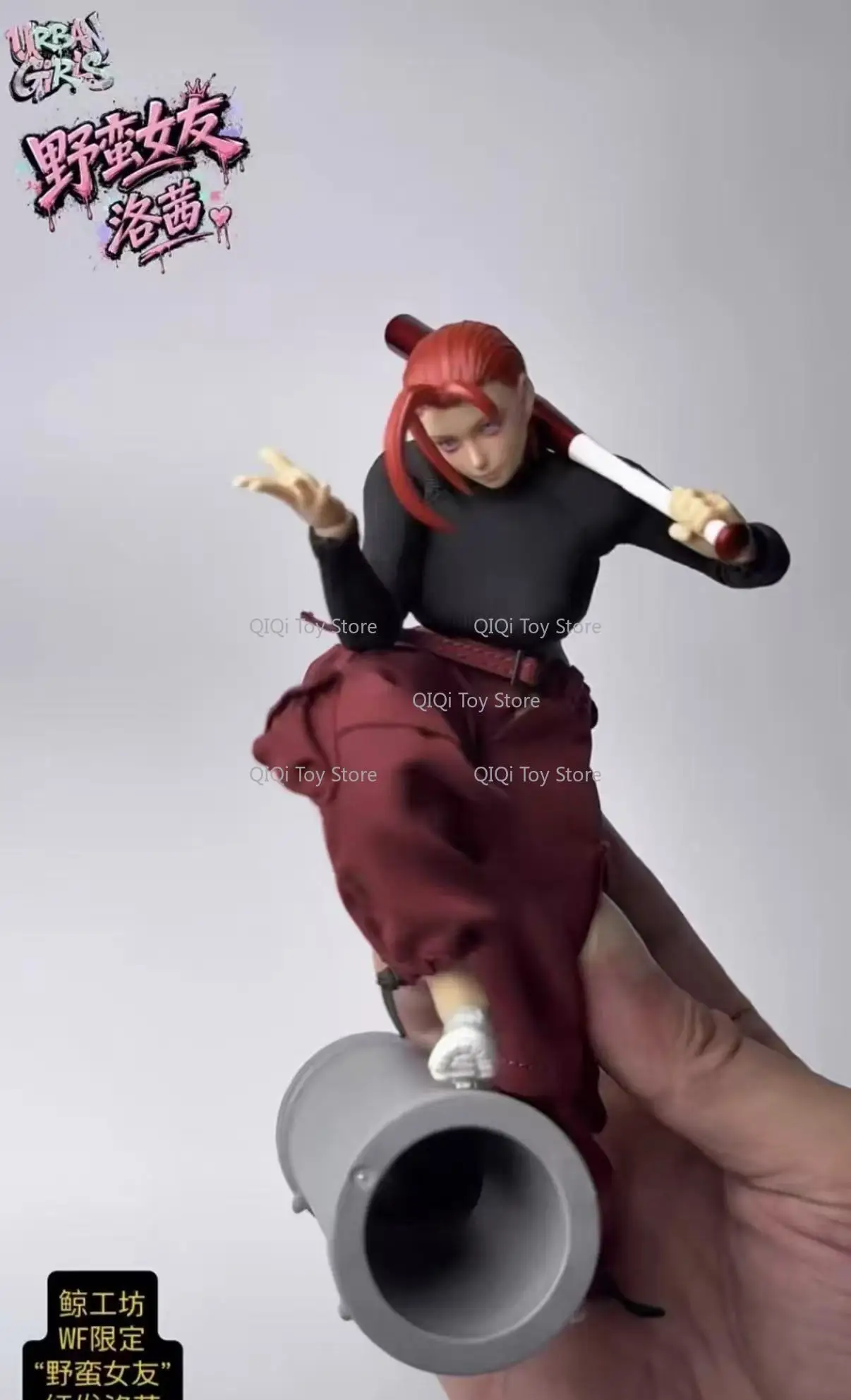 in stock Whale Workshop 1/12 Urban Girl Savage Girlfriend Rosie WF Exhibition Limited Network Version White Hair Version