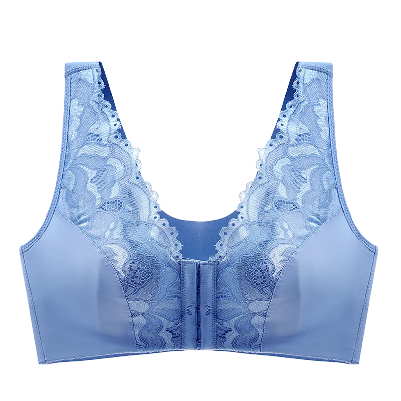 Sexy Front Closure Seamless Bra Minimizer Bra Deep Cup Plus Size Bras for Women Underwear Wireless Lingerie Anti-Sag Push up Bh