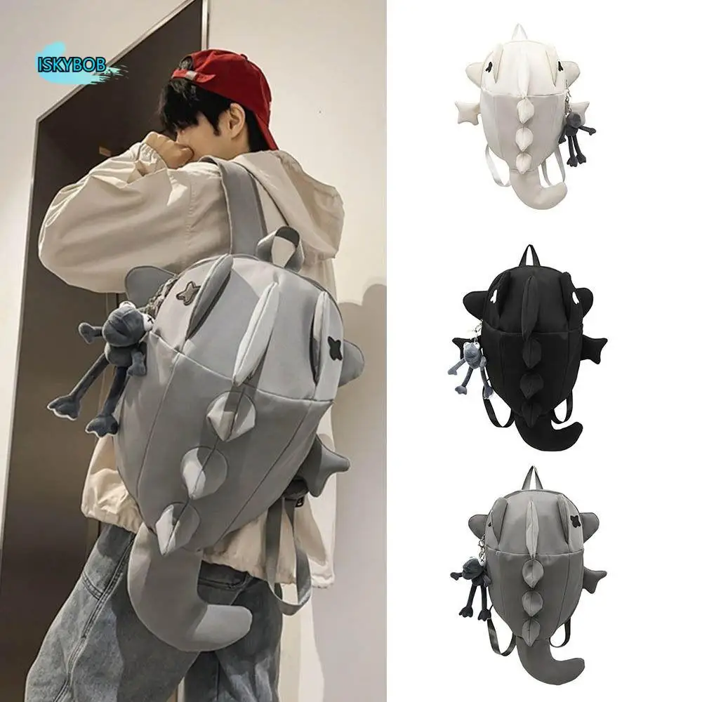 

Waterproof Trendy Shark Backpack Multi-pocket Casual Travel Laptop Bag Large Capacity ins College Students Schoolbag Boys Girls