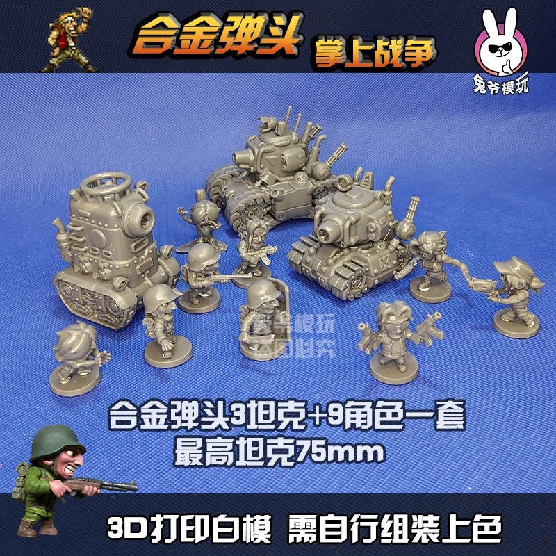 Chibi-สไตล์โลหะ Slug Wwii ถัง  - Model Kit Metal Slug บทวิจารณ์และราคา