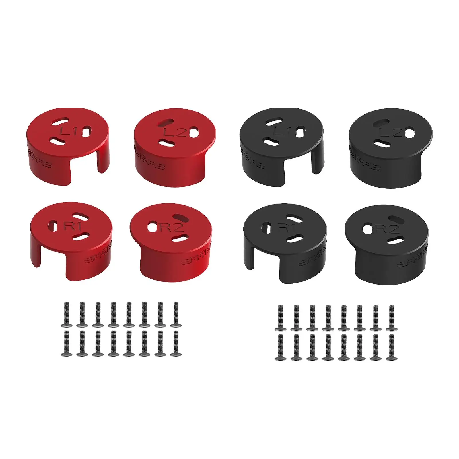 4 Pieces Aluminum Alloy Motor Cover Caps Protection Cover Protective Case for Durable Lightweight Professional Dustproof