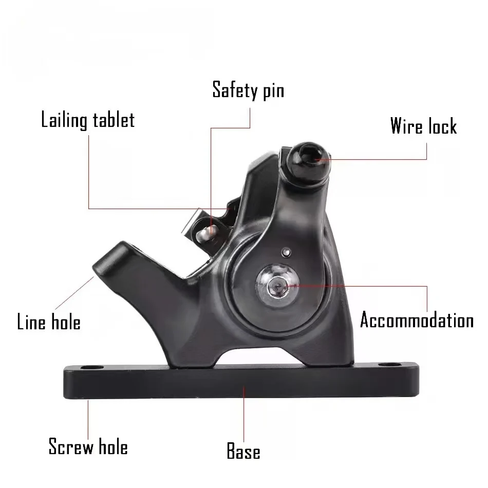 

Road Bike Cable-pull Disc Brake Flat-mount Caliper Mechanical Brake Lever Cable Brake