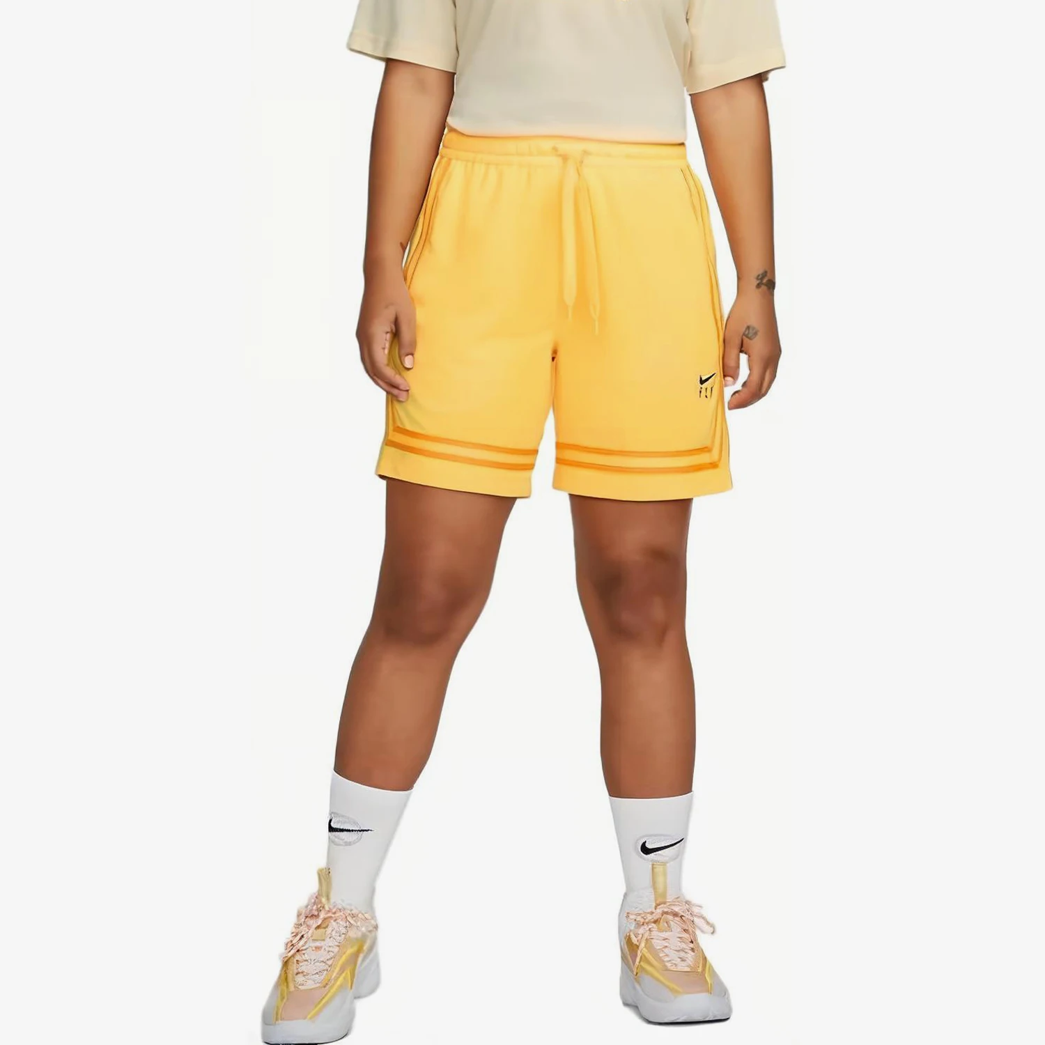 Nike genuine sports and leisure breathable shorts, new women's basketball shorts DH7326-848