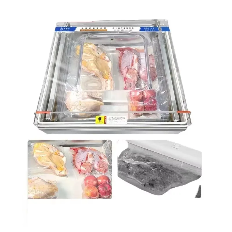 

Портативная вакуумная упаковочная машина для экономии пищевых продуктов, промышленная вакуумная машина для свежего мяса, курицы, овощей для упаковки пищевых продуктов