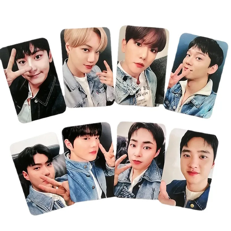 8pcs/set Kpop New Album Photo Card Self Made Paper Lomo Cards For Fans Gift Collection